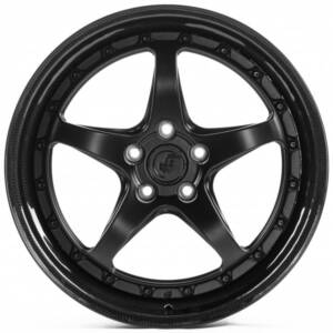 WS FORGED WS-051C SATIN_BLACK_LIP_CARBON_FORGED R19 9.0J PCD 5x112 ET 32.0 DIA 66.45