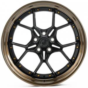 WS FORGED WS-052C SATIN_BLACK_LIP_GLOSS_BRONZE_FORGED R19 10.0J PCD 5x112 ET 10.0 DIA 66.45