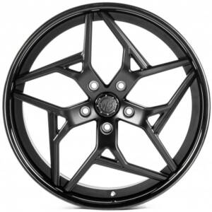 WS FORGED WS-061C SATIN_BLACK_LIP_BRUSHED_GLOSS_BLACK_FORGED R21 10.0J PCD 5x130 ET 39.0 DIA 66.5