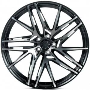 WS FORGED WS-063C SATIN_BLACK_DARK_MACHINED_FACE_FORGED R21 9.0J PCD 5x112 ET 30.0 DIA 66.5