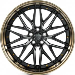 WS FORGED WS-075C SATIN_BLACK_LIP_GLOSS_BRONZE_FORGED R21 11.5J PCD 5x112 ET 43.0 DIA 66.5