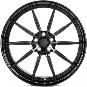 WS FORGED WS-076C SATIN_BLACK_LIP_GLOSS_BLACK_FORGED R22 11.5J PCD 5x112 ET 35.0 DIA 66.5
