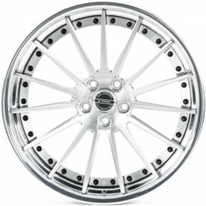 WS FORGED WS-091C BRUSHED_SILVER_LIP_POLISH_FORGED R20 10.5J PCD 5x112 ET 10.0 DIA 66.5