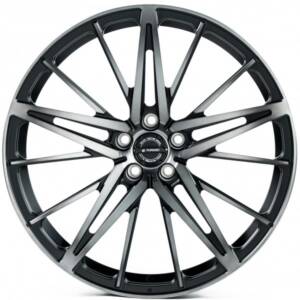WS FORGED WS-094C SATIN_BLACK_DARK_MACHINED_FACE_FORGED R21 9.5J PCD 5x112 ET 20.0 DIA 66.5