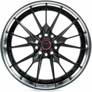 WS FORGED WS-116C BRUSHED_SATIN_BLACK_LIP_POLISH_FORGED R21 11.0J PCD 5x132 ET 28.0 DIA 66.5