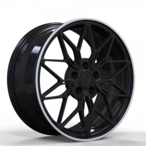 WS FORGED WS-14M GLOSS_BLACK_LIP_POLISH_FORGED R18 8.0J PCD 5x112 ET 50.0 DIA 66.5