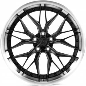 WS FORGED WS-MR033C RIM_BRUSHED_SILVER_INSUDE_SATIN_BLACK R20 9.5J PCD 5x112 ET 19.0 DIA 66.45