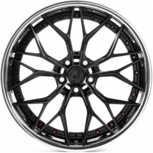 WS FORGED WS-MR035C SATIN_BLACK_LIP_POLISH_FORGED R20 9.5J PCD 5x112 ET 25.2 DIA 66.45