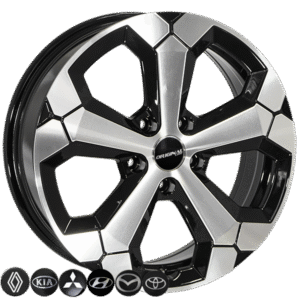 ZW-BKY1274 BP R16*6.5J PCD5*114.3 ET38 DIA 67.1