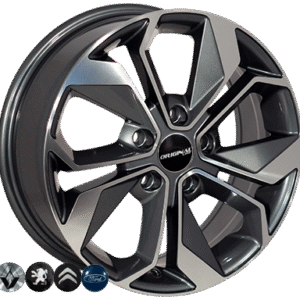 ZW-BK5168 GP R15*6.5J PCD5*108 ET37 DIA 65.1