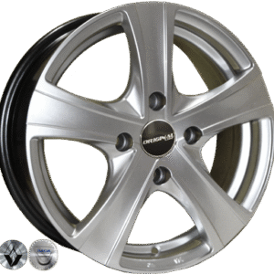 ZW-9504 HS R14*5.5J PCD4*100 ET43 DIA 60.1