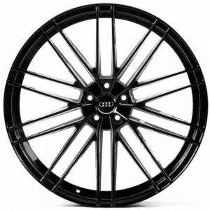 Replica A22714 GLOSS_BLACK R22 9.5J PCD 5x112 ET 26.0 DIA 66.45