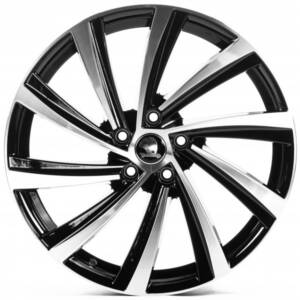 Replica SK18304 GLOSS_BLACK_MACHINED_FACE R18 8.0J PCD 5x112 ET 44.0 DIA 57.1