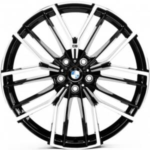 Replica B3289 Black_Machined_Face R20*8.5J PCD5*112 ET30 DIA 66.6