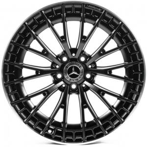 Replica MR3399_Matte_Black_Machined_Lip R20*9.5J PCD5*112 ET43 DIA 66.6