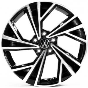 Replica VV3484 Black_Machined_Face R18 8.0J PCD 5x112 ET 44.0 DIA 57.1