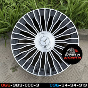 Replica MR3152 Black_Machined_Face R19*8.5J PCD5*112 ET36 DIA 66.6