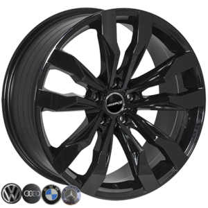ZW-BK3S5492 BLACK R21*9.5J PCD5*112 ET30 DIA 66.6