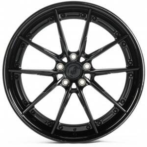 WS FORGED WS-026C SATIN_BLACK_LIP_BRUSHED_BLACK_FORGED R20 10.0J PCD 5x112 ET 28.0 DIA 66.45