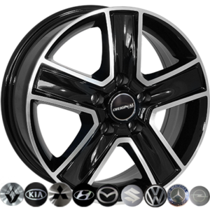 ZW-BK473 BP R16*6.5J PCD5*120 ET51 DIA 65.1