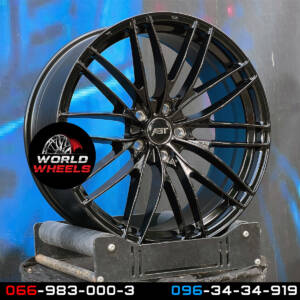 Flow Forming FF159 GLOSS BLACK R17*7.5J PCD5*112 ET35 DIA 66.6