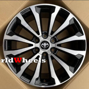 Replica TY075 BLACK MACHINED FACE R18*7.5J PCD6*139.7 ET25 DIA 106.1