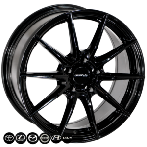 ZW-YA1137 BLK R17*7.5J PCD5*114.3 ET40 DIA 67.1