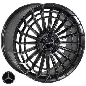 ZF-FBX162 MattBLACK R21*9.5J PCD5*112 ET39.5 DIA 66.6
