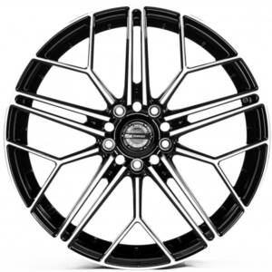 WS FORGED WS-141C GLOSS_BLACK_MACHINED_FACE_FORGED R21 9.5J PCD 5x130 ET 60.0 DIA 71.5