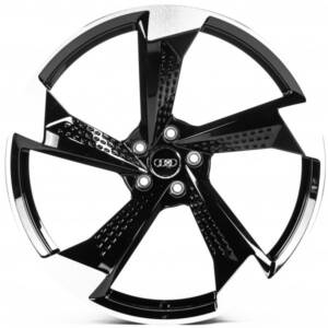 WS FORGED WS-A003C GLOSS_BLACK_MACHINED_FACE_FORGED R21 9.0J PCD 5x112 ET 37.0 DIA 66.5