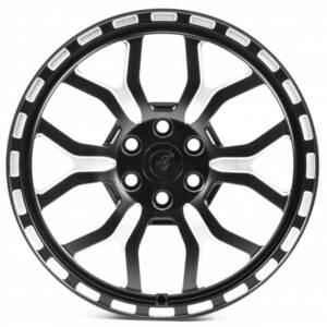 WS FORGED WS6-106C SATIN_BLACK_MILLING_FORGED R18 8.0J PCD 6x139.7 ET 45.0 DIA 95.1