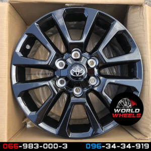 Replica TY843 BLACK R17*7.5J PCD6*139.7 ET25 DIA 106.1