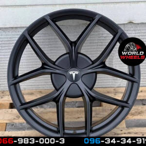 Replica TES099 SATIN_BLACK R19*8.5J PCD5*114.3 ET35 DIA 64.1