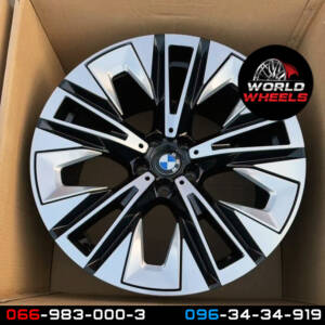 Replica B3521 Black Machined Face R20*10.0J PCD5*112 ET46 DIA 66.6