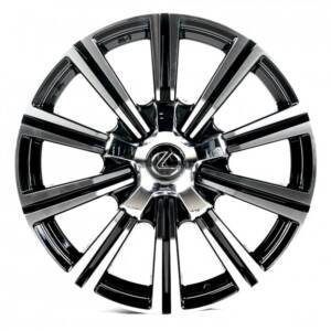 Replica LX742 Black_Machined_Face R18 8.0J PCD 5x150 ET 60.0 DIA 110.1