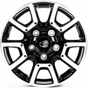 Replica TY3435 Black_Machined_Face R18 8.0J PCD 5x150 ET 60.0 DIA 110.1