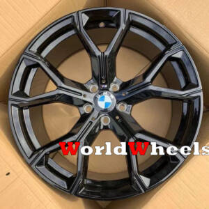 Replica B21959 GLOSS BLACK R21*10.5J PCD5*112 ET43 DIA 66.6