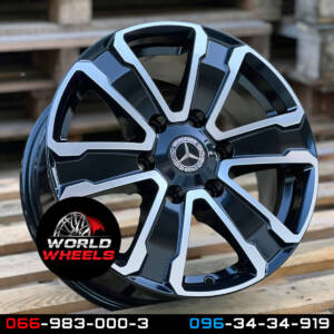 Replica MR16844 GLOSS BLACK MACHINED FACE R16*7.0J PCD6*130 ET50 DIA 84.1