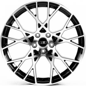 Replica A3416 Black_Machined_Face R19 8.5J PCD 5x112 ET 35.0 DIA 66.5