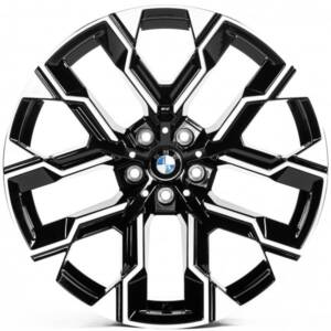 Replica B20034 GLOSS_BLACK_MACHINED_FACE R20 10.5J PCD 5x112 ET 44.0 DIA 66.5