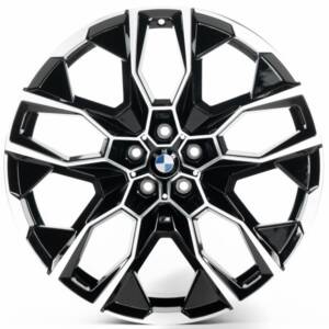 Replica B21295 GLOSS_BLACK_MACHINED_FACE R21 9.5J PCD 5x112 ET 36.0 DIA 66.5