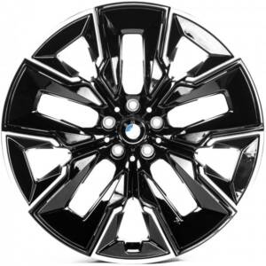 Replica B3447 Black Machined Face R21*10.5J PCD5*112 ET44 DIA 66.6