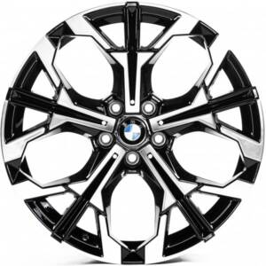 Replica B3457 Black_Machined_Face R19 8.0J PCD 5x112 ET 27.0 DIA 66.5