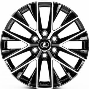 Replica LX20912 GLOSS_BLACK_MACHINED_FACE R20 8.0J PCD 6x139.7 ET 55.0 DIA 95.1