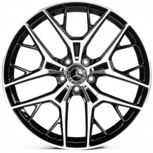 Replica MR3573 Black_Machined_Face R20 9.0J PCD 5x112 ET 32.0 DIA 66.5