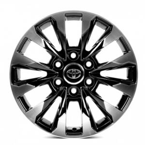 Replica TY880 Black_Machined_Face R18 8.0J PCD 6x139.7 ET 25.0 DIA 106.1