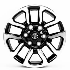 Replica TY962 Black_Machined_Face R17 7.5J PCD 6x139.7 ET 25.0 DIA 106.2