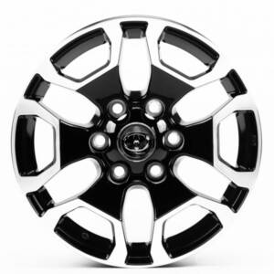 Replica TY963 Black_Machined_Face R17 7.5J PCD 6x139.7 ET 25.0 DIA 106.1