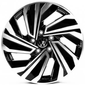 Replica VV17703 GLOSS_BLACK_MACHINED_FACE R17 7.0J PCD 5x112 ET 46.0 DIA 57.1