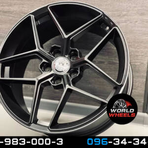 Flow Forming FF812 SATIN_BLACK R18*8.0J PCD5*114.3 ET35 DIA 73.1